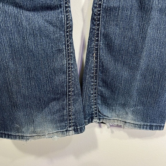 Mudd Skinny Boot Dark Wash Denim Jeans Women's Juniors Size 3 - Picture 10 of 12
